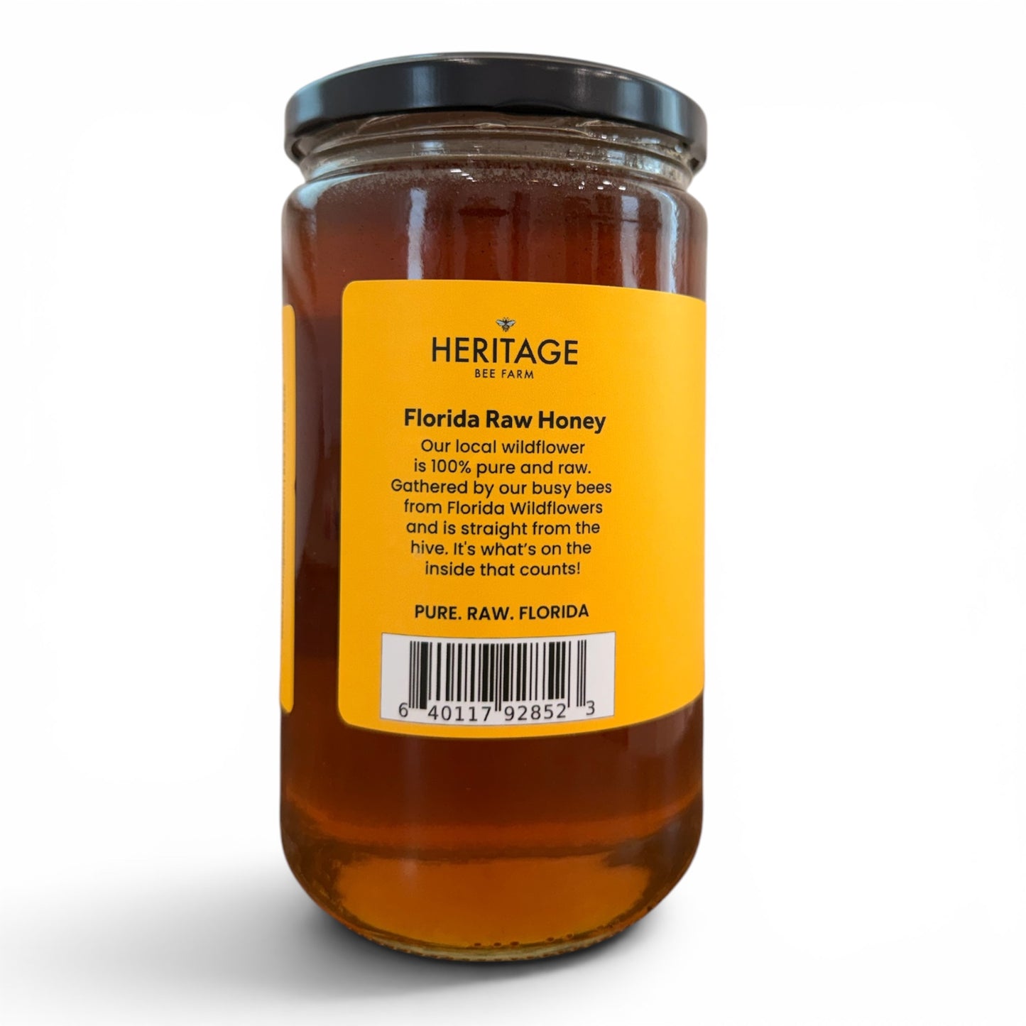 
                  
                    Raw Wildflower Honey 32 oz | 2 lb Round Glass Jar | Fresh from Florida Family Size
                  
                