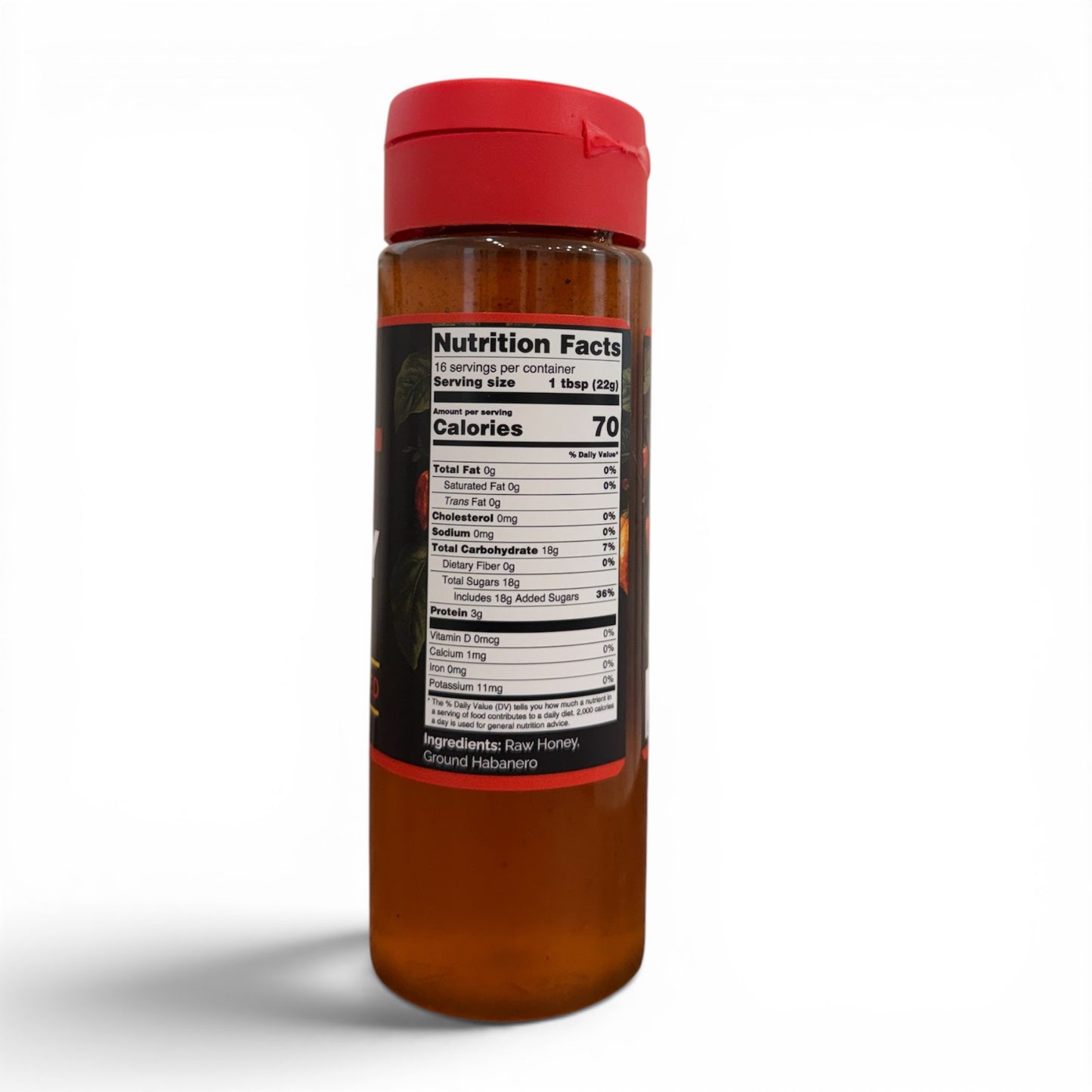 
                  
                    Hot Honey Habanero 12 oz | Raw Honey Infused with Fiery Habanero Peppers
                  
                